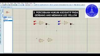 PERCOBAAN KORESPONDENSI ALJABAR BOOLEAN PADA SOFTWARE PROTEUS 8