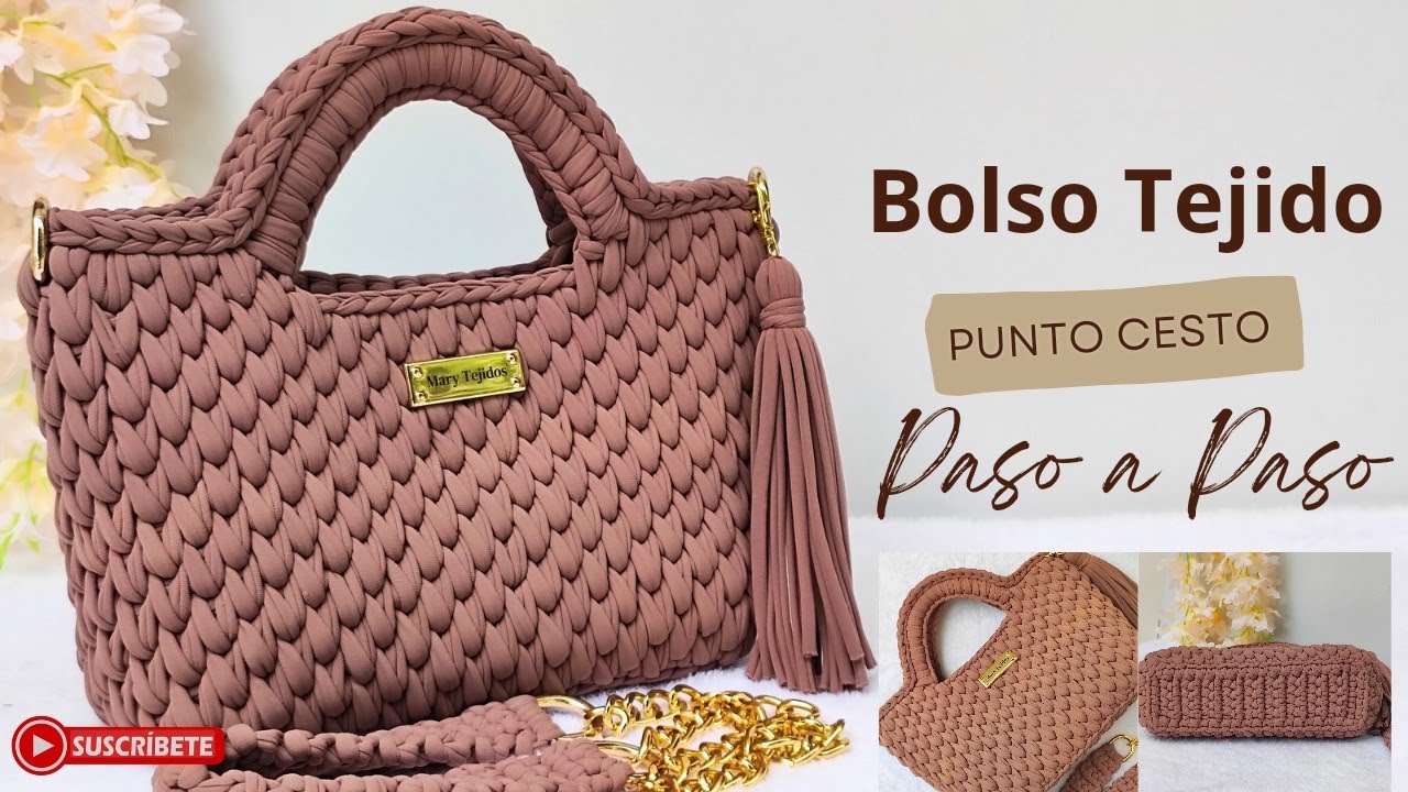 Тканая сумка | Тип корзины/ с точкой корзины/ шаг за шагом | для начинающих