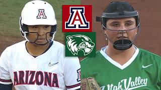 Utah Valley vs #15 Arizona Women's College Softball Highlights Full Game 2026