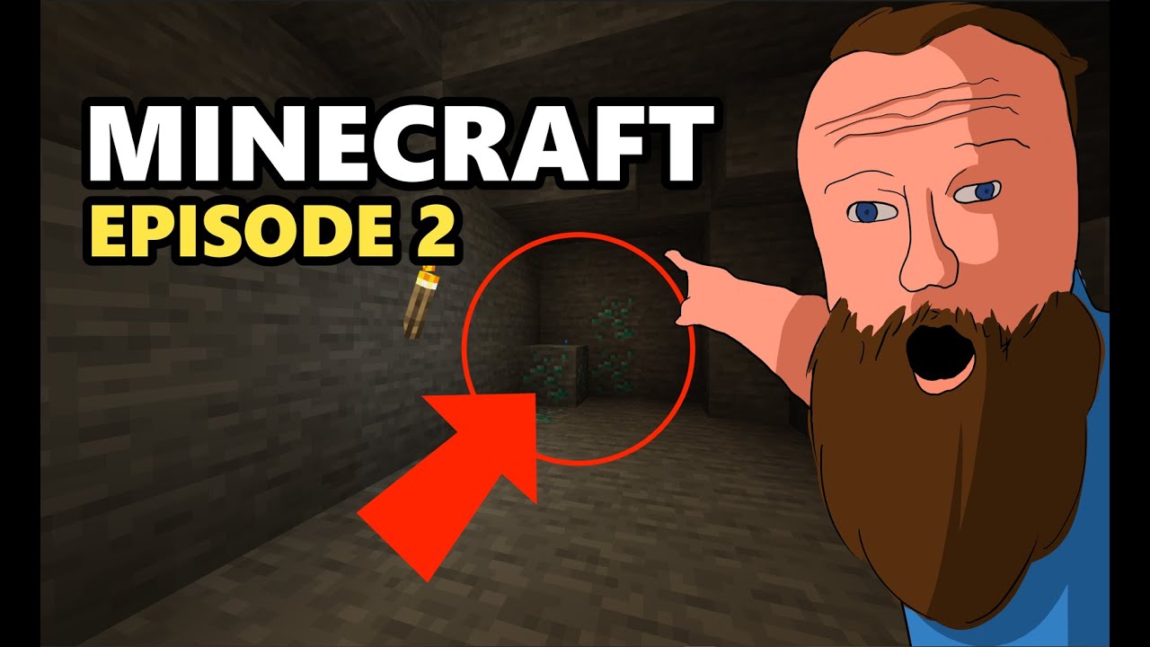 Playing Minecraft FOR THE FIRST TIME [NOT REAL] [CLICKBAIT] [Part 2 ...