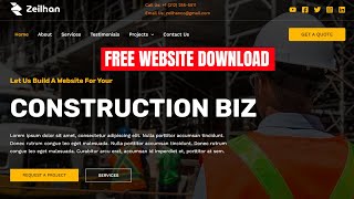 Build A Website For A Construction Business Without Coding: WordPress & Elementor Website Tutorial