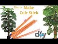 How To Make Coir Stick Within Five Minute | Easy Plant Growing Stick// GREEN PLANTS