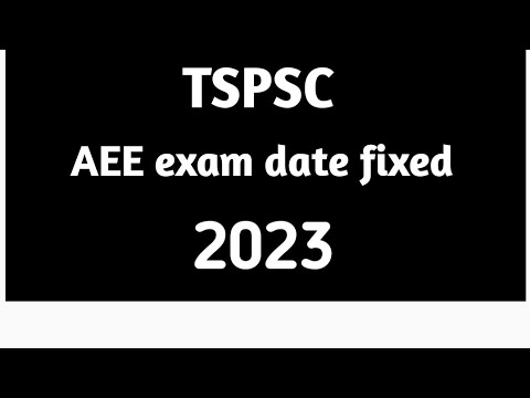 #tspscupdates //AEE exam date announced//TSPSC AEE exam date//TSPSC latest news today