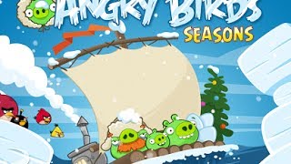 Angry Birds Seasons Arctic Eggspedition iPad - Gameplay Walkthrough Golden Egg Level 1 3 Star screenshot 1