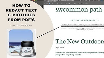 How To Redact Text And Pictures From PDF
