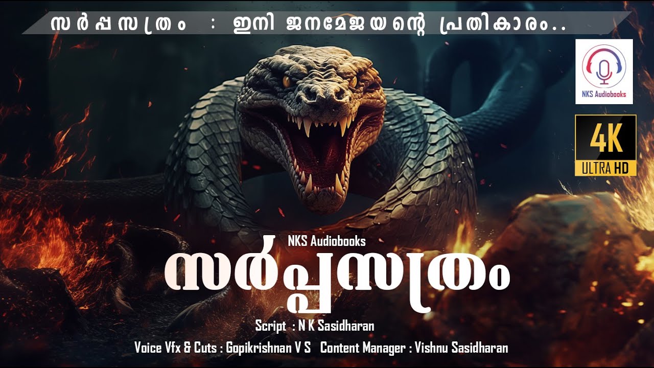 സർപ്പസത്രം Sarppa Sathram തക്ഷകൻ Thakshak Janamejayan NKS
