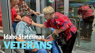 Three-War Veteran Reunites With Wife At Boise Airport
