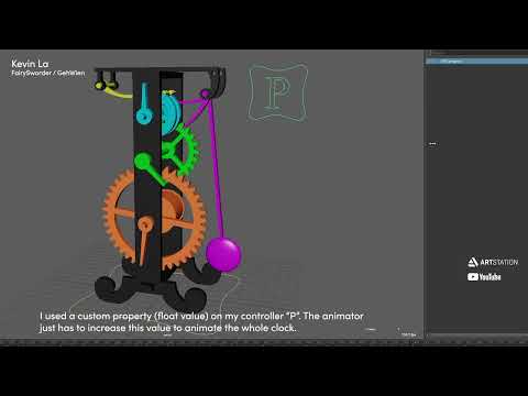 Galileo Pendulum Clock Rig | Kevin La