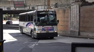 NJ TRANSIT MCI D4000 BUS 8064 ENTERING THE PORT AUTHORITY BUS TERMINAL