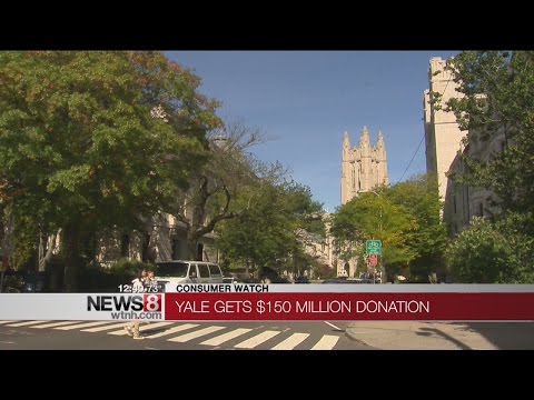 Videó: Ez az, hogy a Yale Egyetem 110 millió dolláros osztályú ajándékot kapott