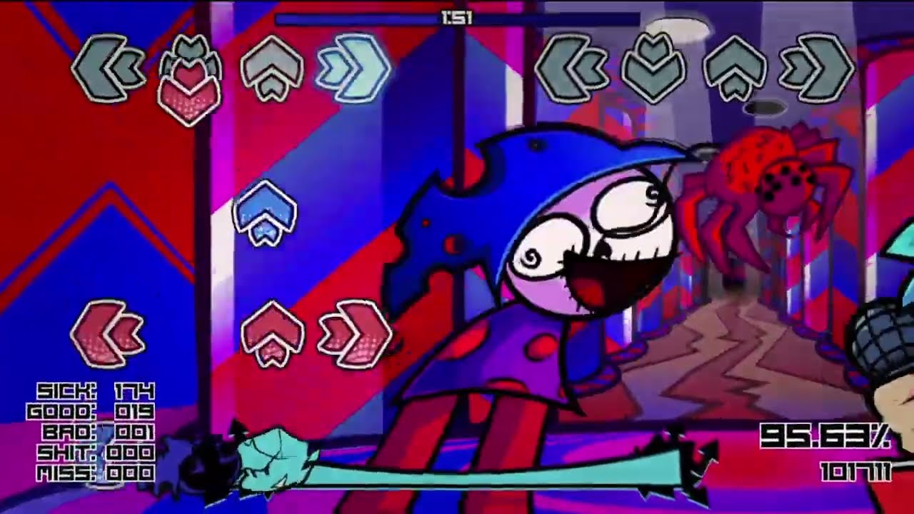 FNF Vs Dave and Bambi: Dimensional Deep End - Backstage (FC)