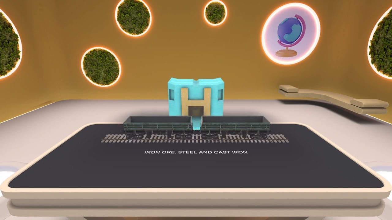 Iron ore. Steel and cast iron AR/3D