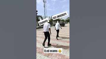 #students #chasing #ccs #university 4 #bed #exam 😂 #trending #viral #shorts #short #india #meerut