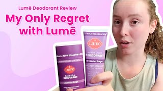 Lume Deodorant Review | My Only Regret with Lume