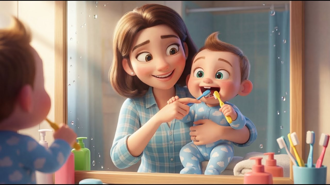 Happy Teeth, Happy Baby! Our Fun Brushing Song for Kids!