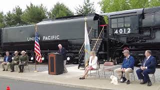 Big Boy #4012 ribbon cutting ceremony | 2022 Railfest at Steamtown