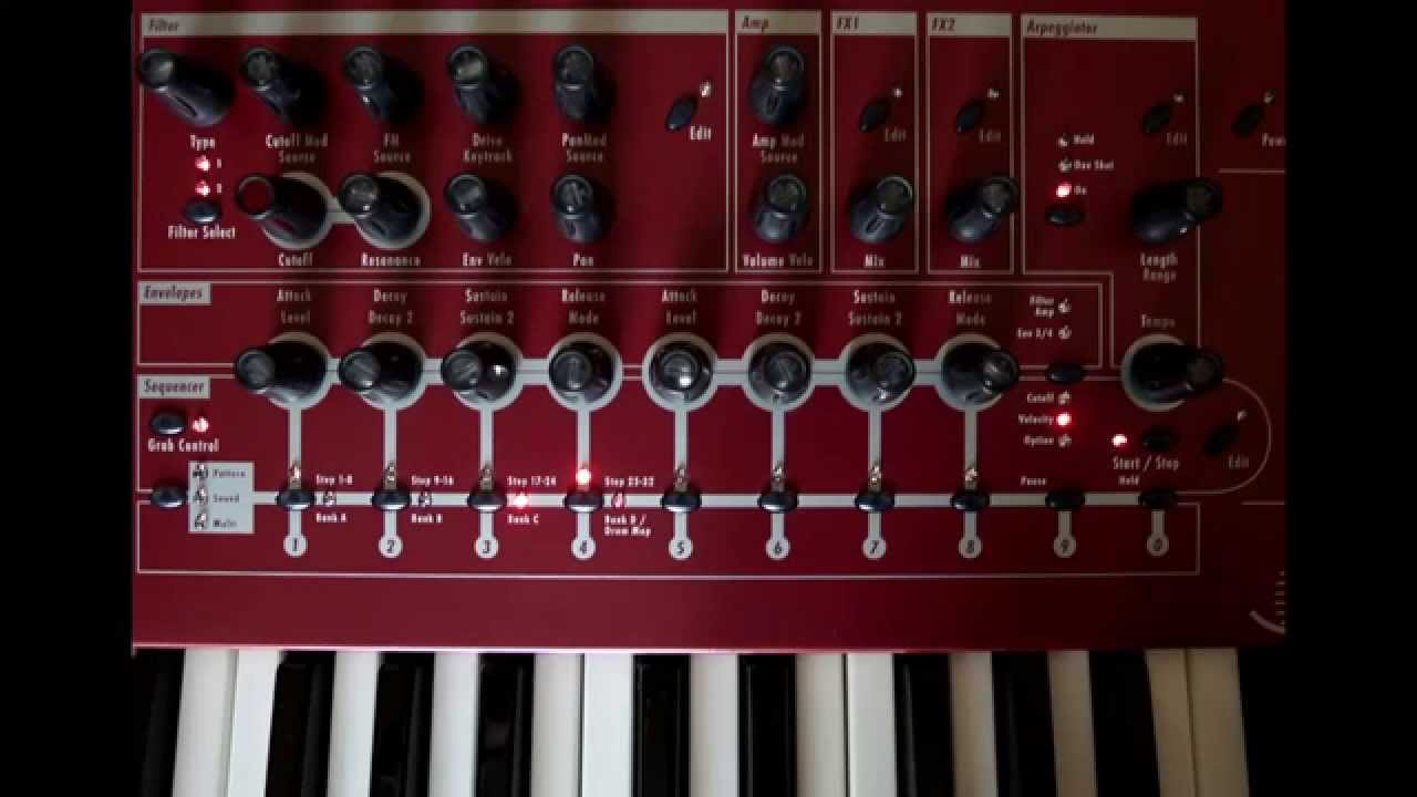 Waldorf Q+ factory demo song - Nicht Wirklich 'Cafe Atlantik' (photo slide show)