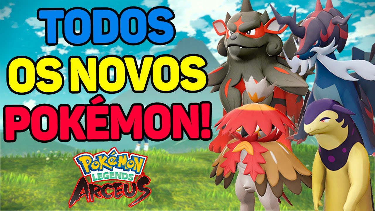 Todas as evoluções finais dos Pokémon iniciais de Pokémon Legends: Arceus -  Dot Esports Brasil