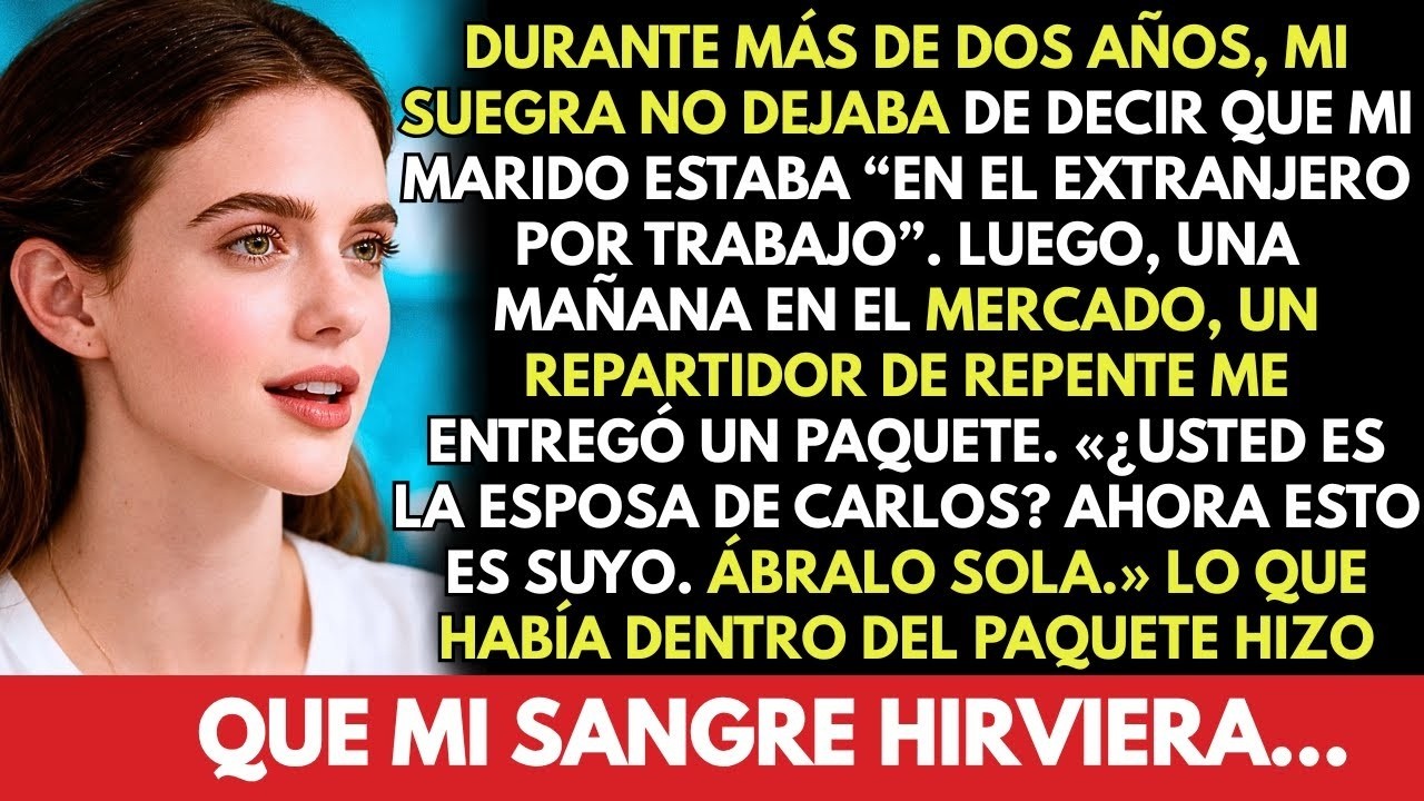 “¿Eres la esposa de Carlos_” ¡Abrí el paquete y lo que vi me dejó en CHOQUE!.