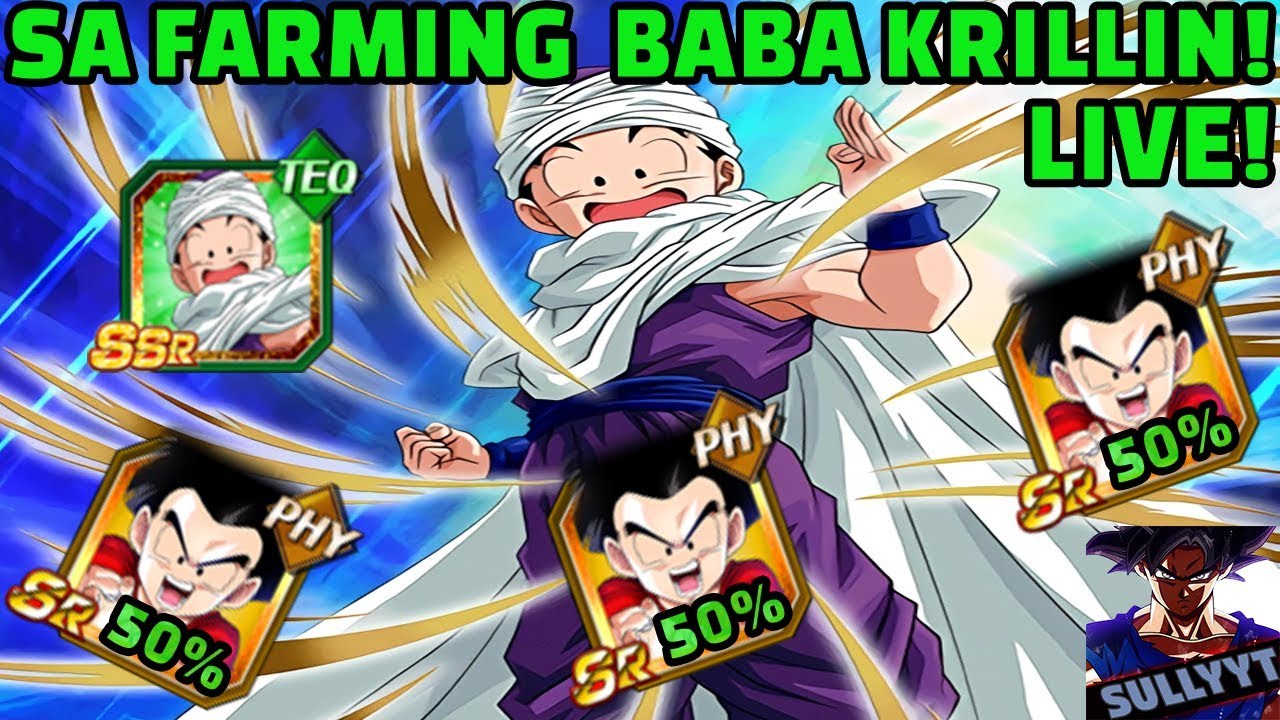 Farming SA F2P BABA Krillen? Dokkan battle Live! YouTube