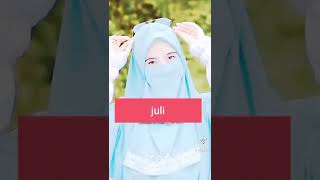 Bulan Lahir Cewek Cantik Dan Sholeh