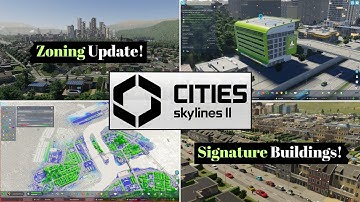 Cities Skylines 2 | CONSOLE player REACTION | Zones and Signature Buildings - Feature HIGHLIGHTS