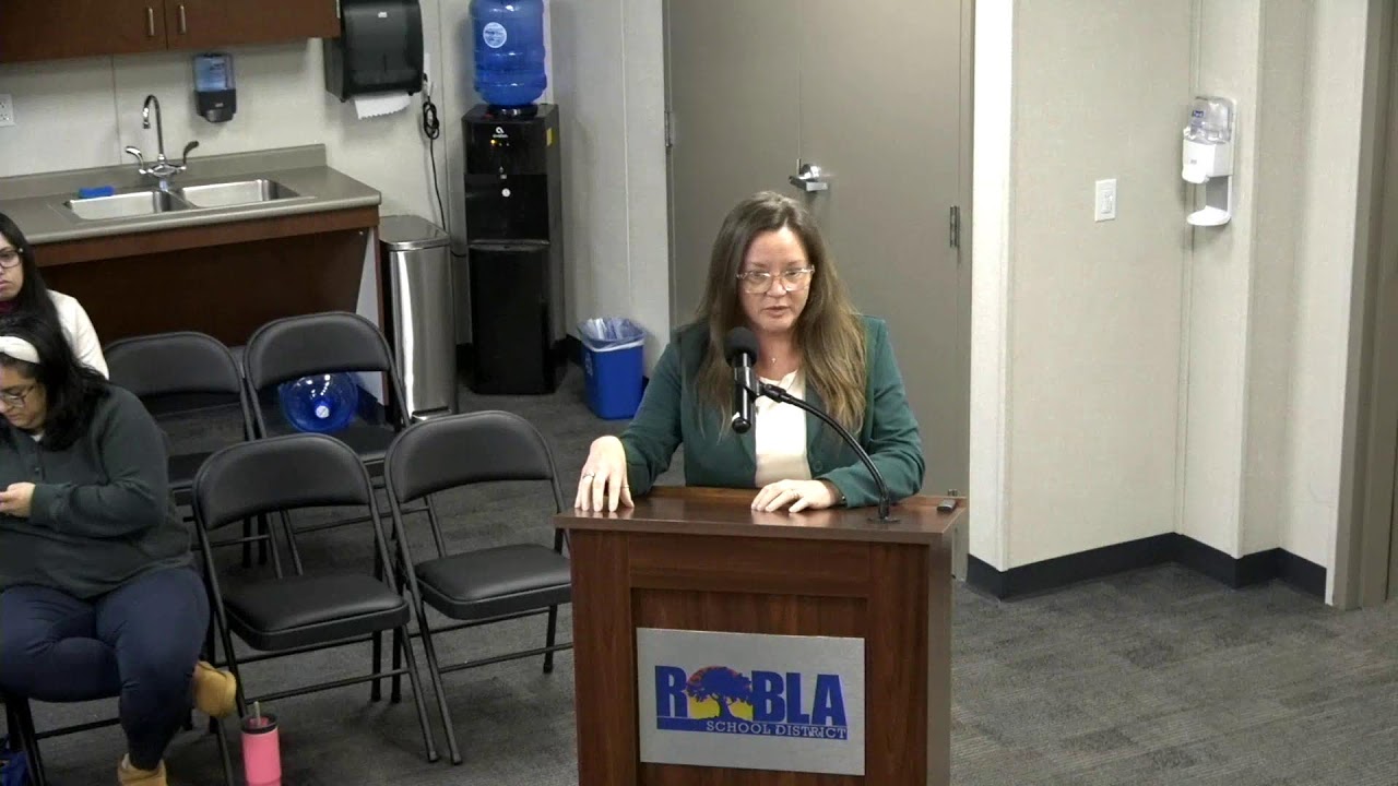 Robla School District Board Meeting - January 15, 2026