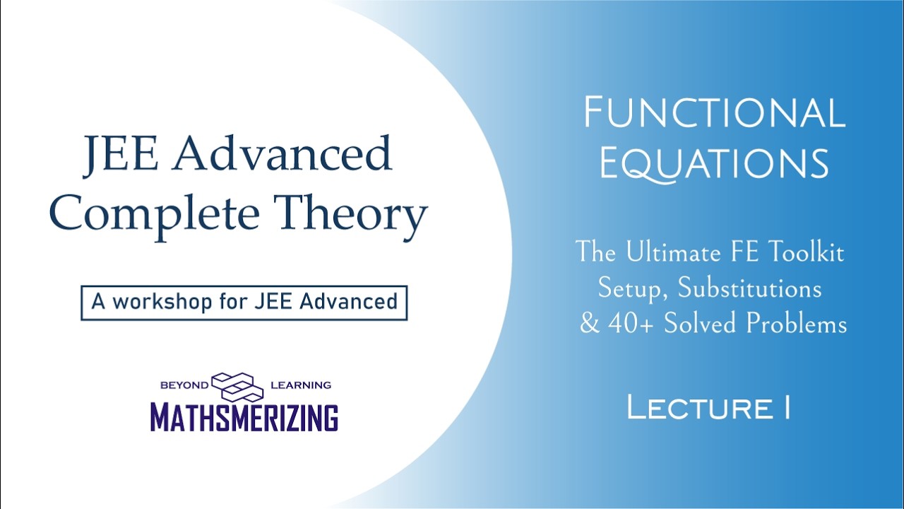Functional Equations: The Three-Question Setup and Substitution Toolkit