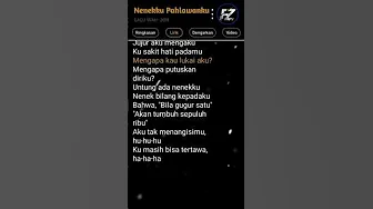 Lirik lagu nenek pahlawan ku || Cover Ali Abdul Aziz Lirik lagu nenek pahlawan ku || Cover Ali Abdul Aziz