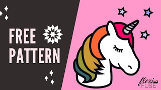 FREE Quilt Pattern: Unicorn #madewithflexifuse