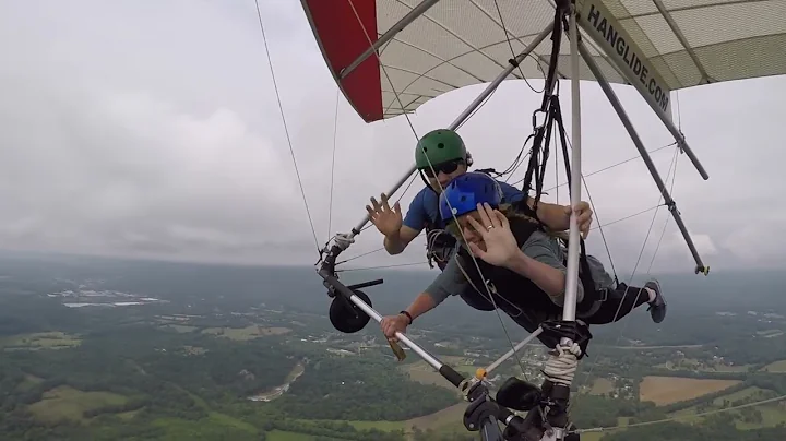 Jennifer Stovall Tandem Hang Gliding at LMFP   HD ...