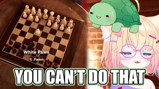 Vedal Challenges Mini to Chess... But She Has No Idea How to Play screenshot 4