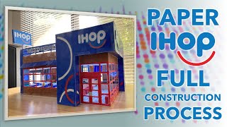 Paper IHOP Restaurant - Full Construction Process