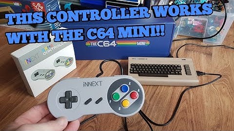 C64 Mini - ALTERNATIVE Controller that works!! - Check description for link to buy
