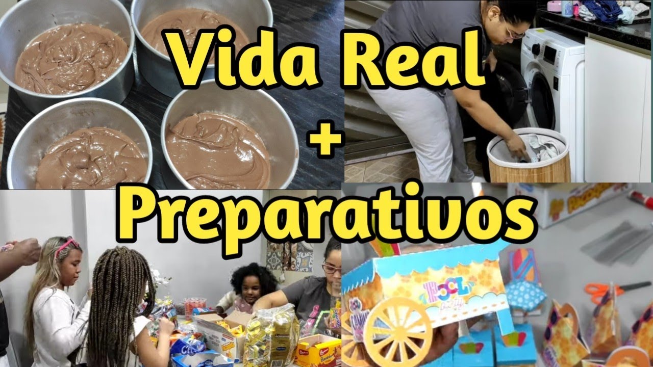 Um pouco de vida real e um pouco de preparativos de festa...