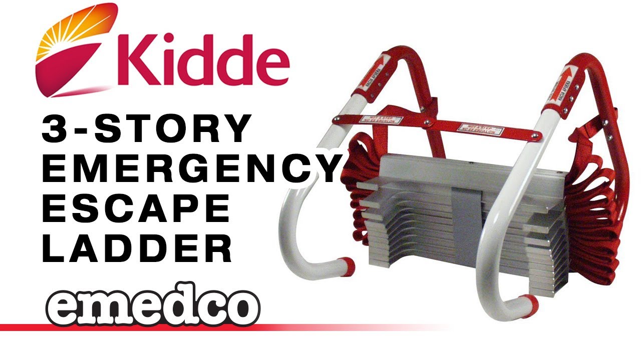 Kidde 3Story Emergency Escape Ladder Emedco Video YouTube