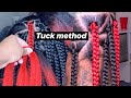 HOW TO - TUCK HAIR INTO BOX BRAIDS