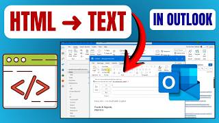 How to Change Message Format from HTML to Plain Text in Outlook