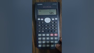 How to store value in 82ms casio calculator