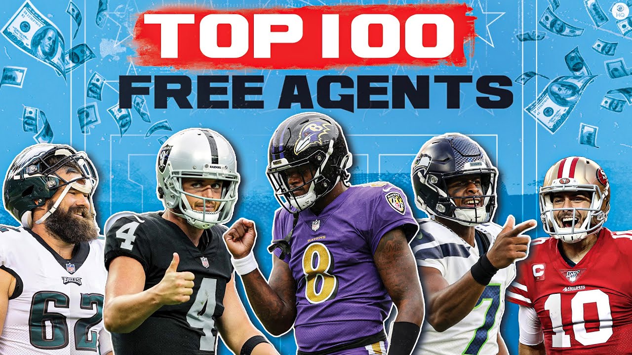 TOP 100 NFL Free Agents Lamar Jackson at No. 1 Top Landing Spots