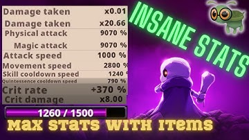 How to get the Maximum Possible Stats In Skul the Hero Slayer (Items Only)