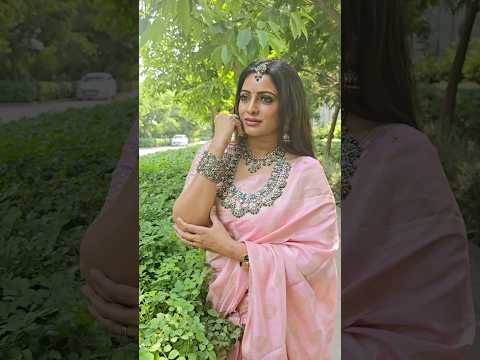 Beautiful Sarees by BhuYuv.com. jewellery by Emmadi Silver Jewellery 😊 #UdayaBhanu