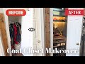 CLOSET DISASTER to DREAM CLOSET! DIY Budget Makeover Transformation!