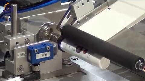 Semi automatic tube labelling system for metal and plastic tubes