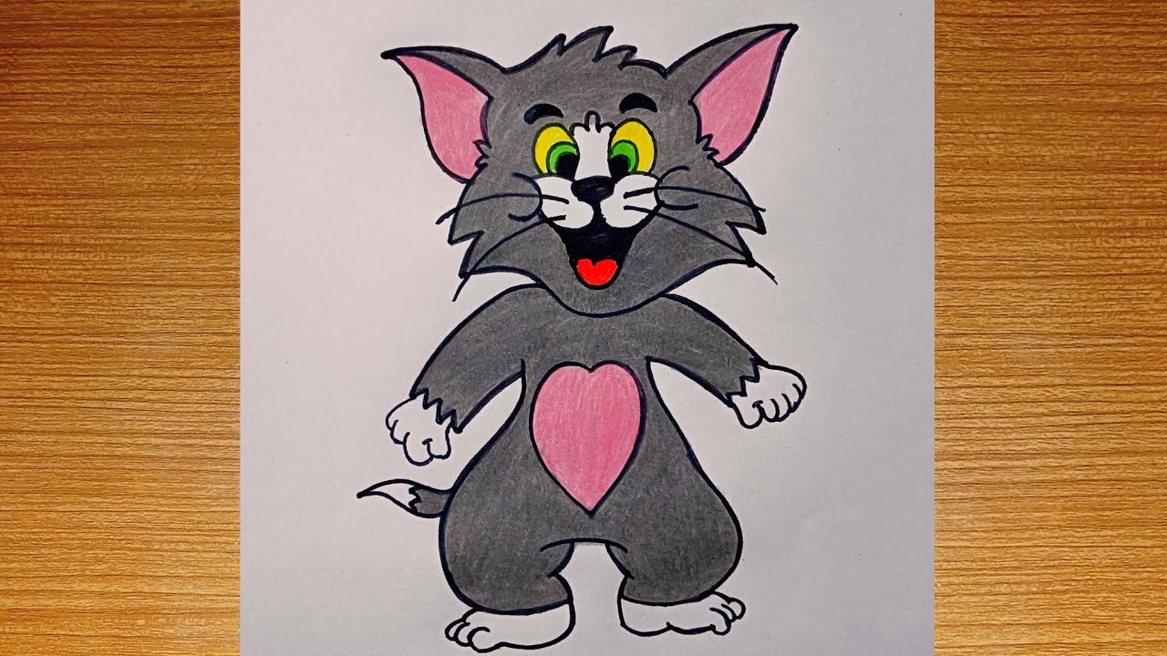 How to draw Tom and Jerry step by step - YouTube