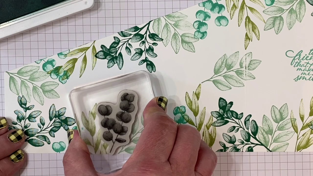Forever Fern Fancy Fold Card - YouTube