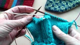 Kelley's Mitten Class - Thumb Gusset Set Up (Part 2) - Knitting Tutorial