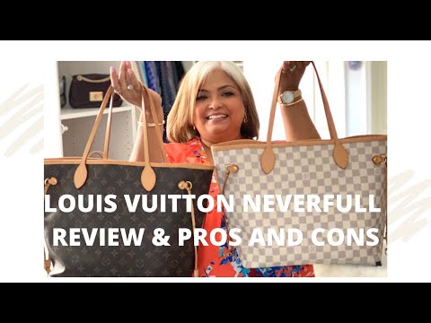 LOUIS VUITTON NEVERFULL!! A FULL REVIEW!! PROS, CONS, WEAR AND