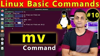 Linux Basic Command -10 | mv Command | How To Move or Rename Files and Directory in Linux l In Hindi