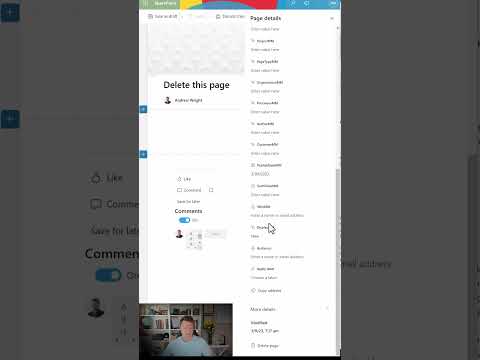 Delete SharePoint page #shorts
